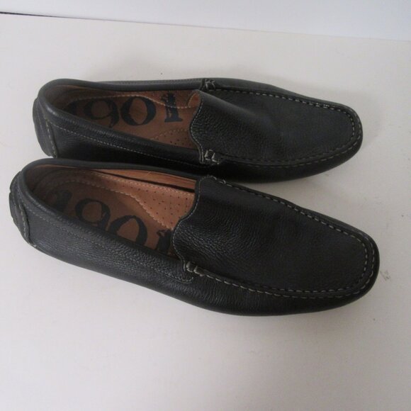1901 Men's Brazilian Pebbled Leather Coronado Driving Slip-on Loafers - Picture 1 of 6